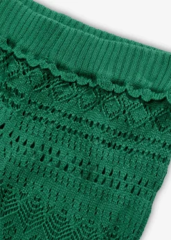 Sale Schlupfhose mit Lochstrickmuster Damen Bekleidung·Kleider|Hosen