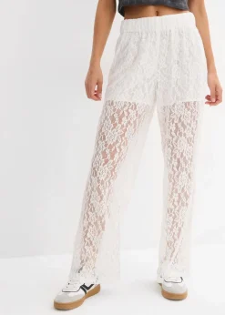 Sale Schlupfhose mit Spitze Damen Hosen