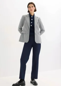 Damen bonprix Bekleidung·Kleider|Hosen|Schlupfhose mit Umschlag