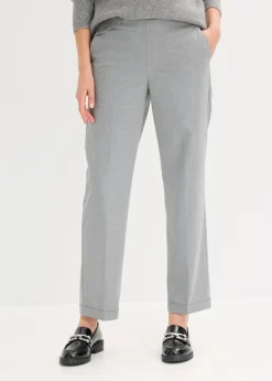 Damen bonprix Hosen|Bekleidung·Kleider|Schlupfhose mit Umschlag