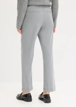 Damen bonprix Hosen|Bekleidung·Kleider|Schlupfhose mit Umschlag