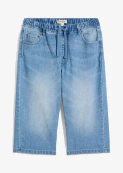 Kinder bonprix Jungen 9-16 Jahre·Jeans|Jungen 9-16 Jahre·Shorts|Schlupf-Jeans-Longbermuda, Slim Fit