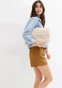 Damen bonprix Nachhaltigere Materialien|Hosen|Schlupf-Shorts