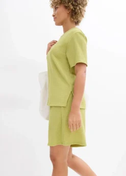 Sale Schlupf-Shorts aus Borkencrepe Damen Bekleidung·Outdoorbekleidung|Bekleidung·Kleider