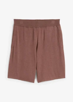 Damen bonprix Hosen|Zweiteiler & Sets|Schlupf-Shorts aus Feinstrick