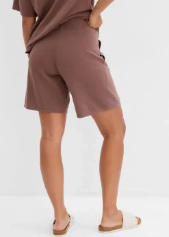Damen bonprix Hosen|Zweiteiler & Sets|Schlupf-Shorts aus Feinstrick