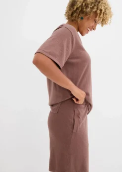 Damen bonprix Hosen|Zweiteiler & Sets|Schlupf-Shorts aus Feinstrick