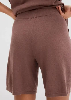 Damen bonprix Hosen|Zweiteiler & Sets|Schlupf-Shorts aus Feinstrick