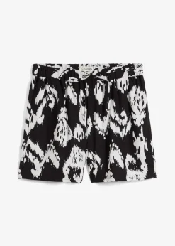 Damen bonprix Nachhaltigere Materialien|Hosen|Schlupf-Shorts aus fließender Viskose