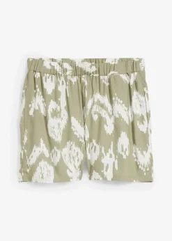 Schlupf-Shorts aus fließender Viskose Damen Nachhaltigere Materialien|Hosen