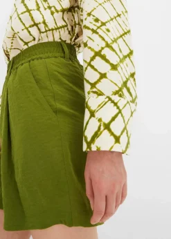 Damen bonprix Bekleidung·Outdoorbekleidung|Bekleidung·Kleider|Schlupf-Shorts aus luftigem Crêpe
