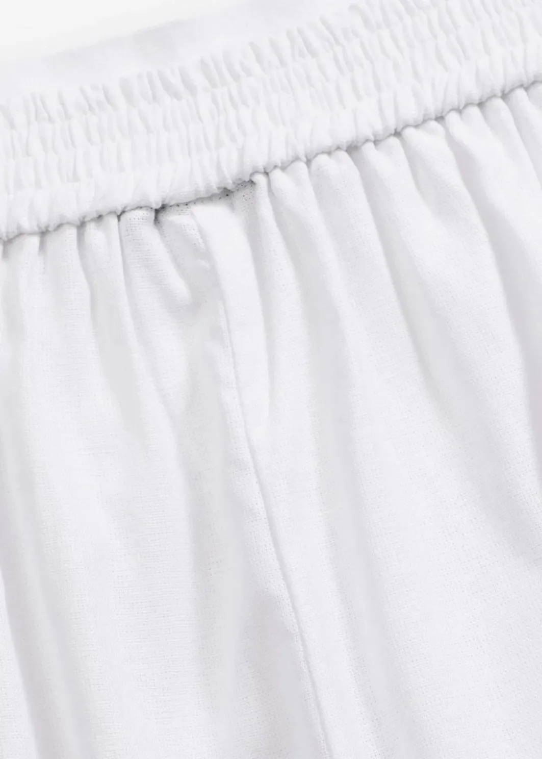 Clearance Schlupf-Shorts aus luftigem Leinen-Mix Damen Shorts|Hosen