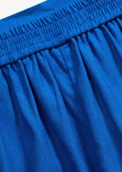 Damen bonprix Hosen|Shorts|Schlupf-Shorts aus luftigem Leinen-Mix