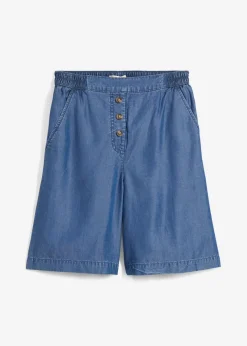 Schlupf-Shorts aus Lyocell Damen Hosen|Shorts