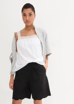 Damen bonprix Bekleidung·Outdoorbekleidung|Bekleidung·Kleider|Schlupf-Shorts aus reiner Baumwolle