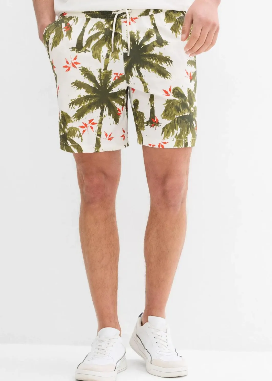Herren bonprix Strandmode|Große Größen|Schlupf-Shorts aus Viskose