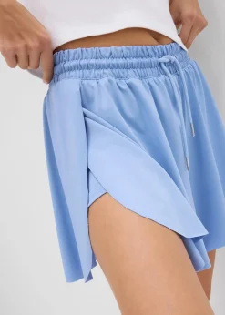 Damen bonprix Hosen|Shorts|Schlupf-Shorts im Tennis-Look