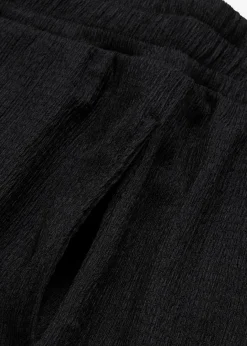Hot Schlupf-Shorts mit hohem Bund aus Strukturjersey Damen Bekleidung·Outdoorbekleidung|Bekleidung·Kleider