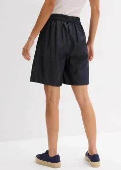 Damen bonprix Bekleidung·Outdoorbekleidung|Bekleidung·Kleider|Schlupf-Shorts mit kühlendem Leinenanteil