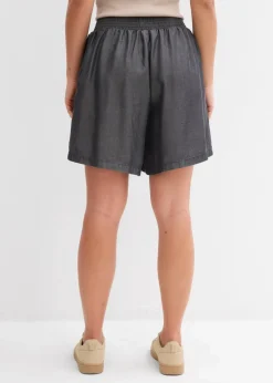 Clearance Schlupf-Shorts mit Smockbund Damen Shorts|Hosen
