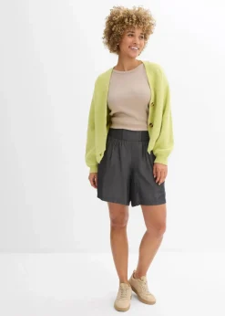 Clearance Schlupf-Shorts mit Smockbund Damen Shorts|Hosen