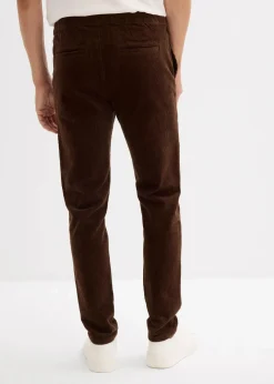 Herren bonprix Große Größen|Hosen|Schlupf-Stretch-Cordhose, Regular Fit