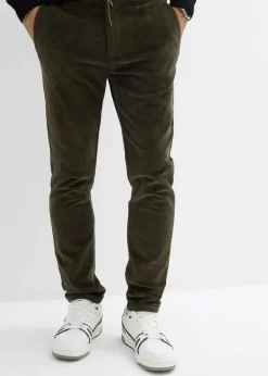 Sale Schlupf-Stretch-Cordhose, Regular Fit Herren Hosen|Große Größen