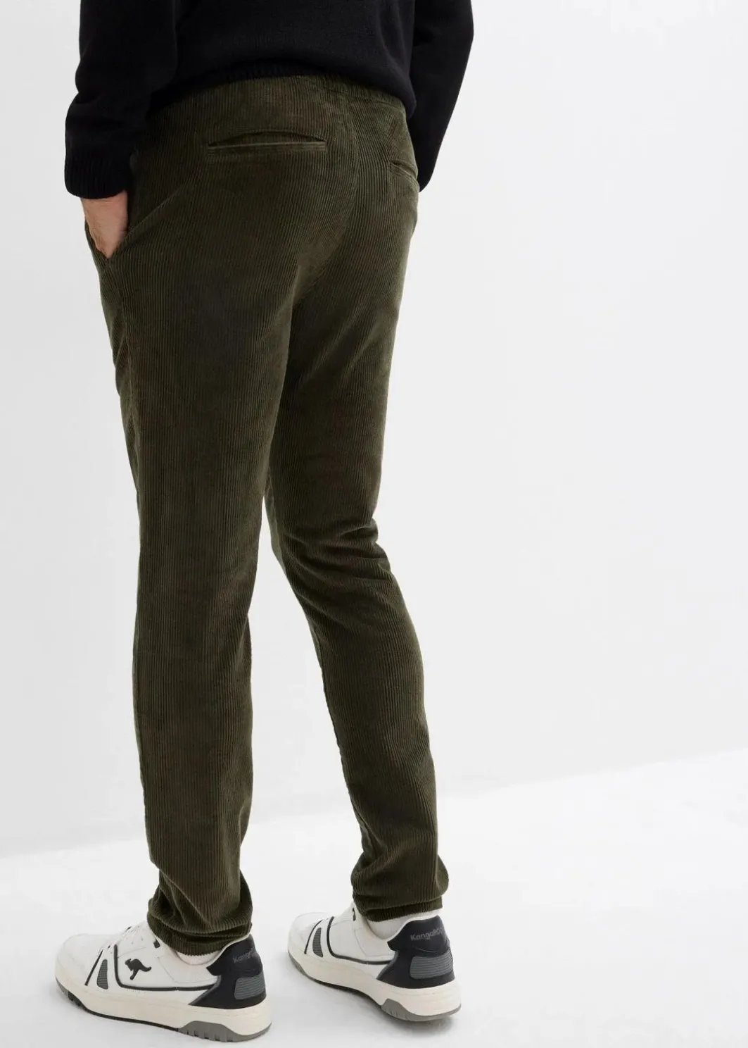 Sale Schlupf-Stretch-Cordhose, Regular Fit Herren Hosen|Große Größen