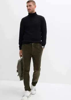Sale Schlupf-Stretch-Cordhose, Regular Fit Herren Hosen|Große Größen