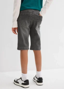 Schlupf-Stretch-Jeans-Bermuda, Regular Fit Kinder Jungen 9-16 Jahre·Shorts|Jungen 9-16 Jahre·Jeans
