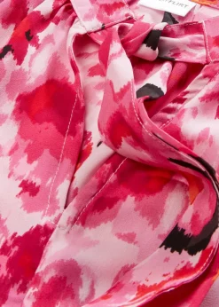 Online Schluppenbluse aus Chiffon Damen Bekleidung·Jacken & Mäntel|Blusen & Tuniken