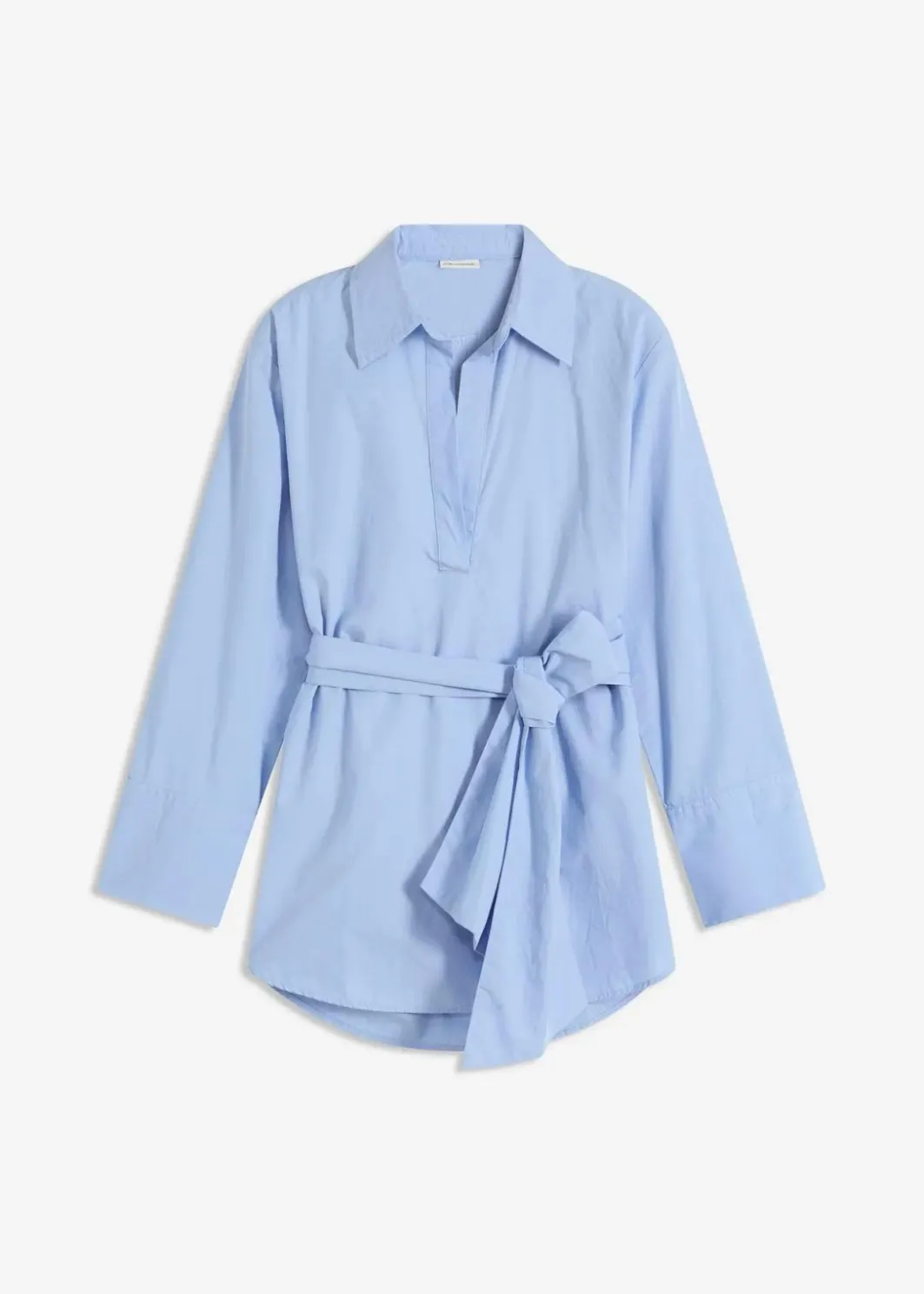 Discount Schluppenbluse aus reiner Baumwolle Damen Blusen & Tuniken|Bekleidung·Jacken & Mäntel