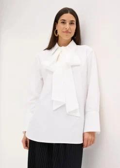 Damen bonprix Bekleidung·Jacken & Mäntel|Blusen & Tuniken|Schluppenbluse aus reiner Baumwolle