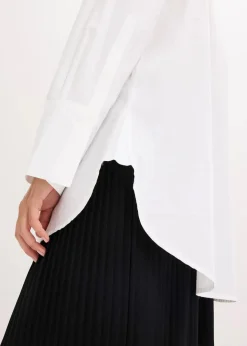 Damen bonprix Bekleidung·Jacken & Mäntel|Blusen & Tuniken|Schluppenbluse aus reiner Baumwolle