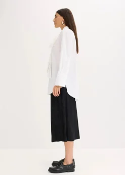 Damen bonprix Bekleidung·Jacken & Mäntel|Blusen & Tuniken|Schluppenbluse aus reiner Baumwolle