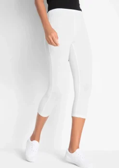 Outlet Schmal geschnittene Capri-Leggings (2er Pack) Damen Hosen|Basics