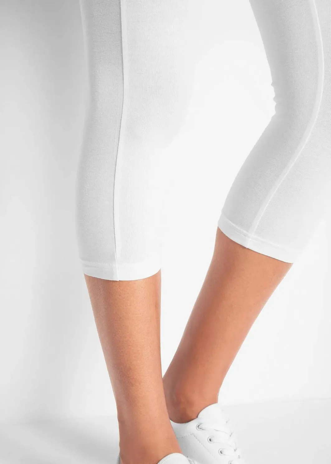 Outlet Schmal geschnittene Capri-Leggings (2er Pack) Damen Hosen|Basics