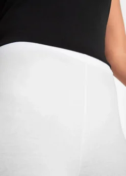 Outlet Schmal geschnittene Capri-Leggings (2er Pack) Damen Hosen|Basics
