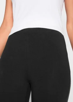 Schmal geschnittene Capri-Leggings (2er Pack) Damen Hosen|Basics