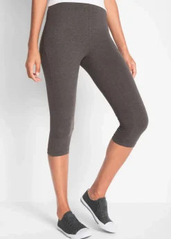 Damen bonprix Bekleidung·Röcke|Bekleidung·Kleider|Schmal geschnittene Capri-Leggings (2er Pack)
