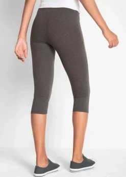 Damen bonprix Bekleidung·Röcke|Bekleidung·Kleider|Schmal geschnittene Capri-Leggings (2er Pack)