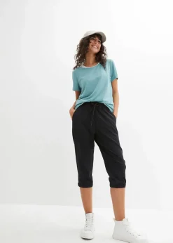 Sale Schnelltrocknende Funktionshose in Capri-Länge Damen Bekleidung·Jumpsuits|Bekleidung·Sweat
