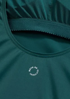 Damen bonprix Nachhaltigere Materialien|Sport Bademode|Schnelltrocknender Sport-Badeanzug mit Racerback