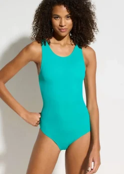Damen bonprix Nachhaltigere Materialien|Sport Bademode|Schnelltrocknender Sport-Badeanzug