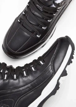 Damen bonprix Gefütterte Winterschuhe|Boots|Schnür Boot