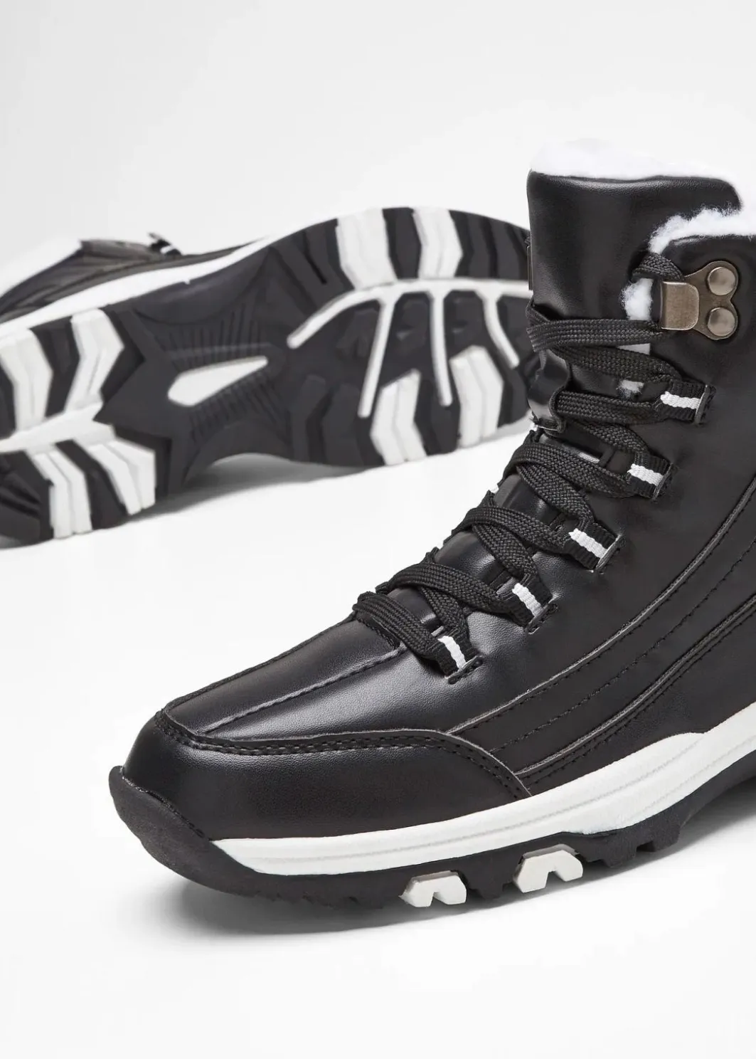 Damen bonprix Gefütterte Winterschuhe|Boots|Schnür Boot