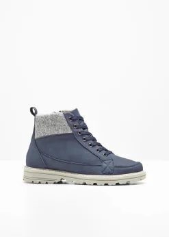 Damen bonprix Boots|Schnürboots mit Profilsohle