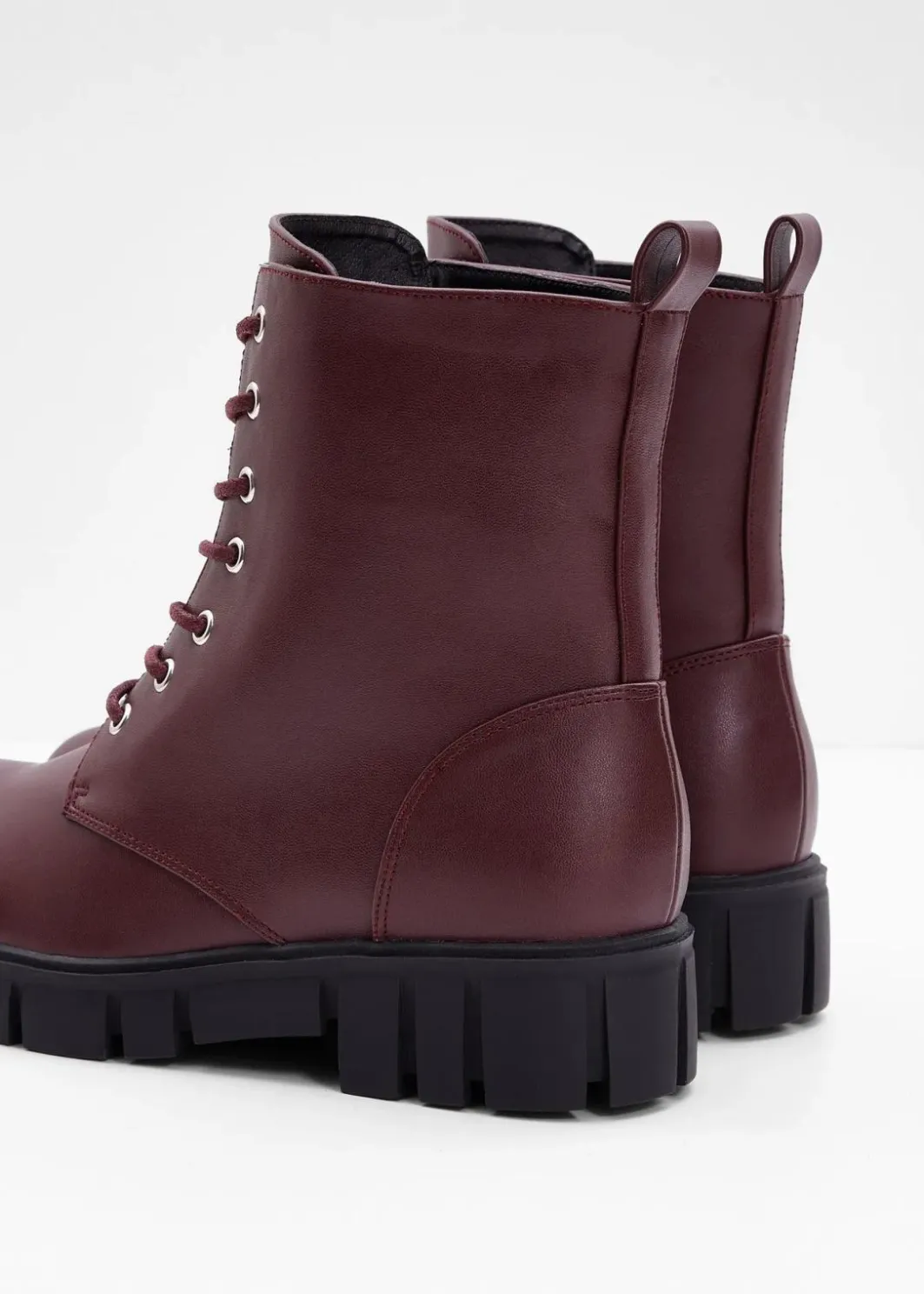 Sale Schnürboots mit Profilsohle Damen Boots