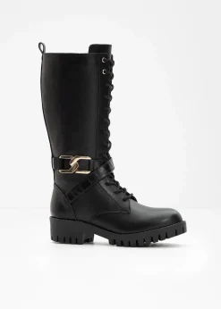 Damen bonprix Stiefel|Schnürstiefel