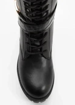 Damen bonprix Stiefel|Schnürstiefel